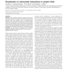 Visualization of unfavorable interactions in protein folds