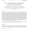 Voice activity detection based on statistical models and machine learning approaches