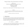 Voltage Graphs, Group Presentations and Cages