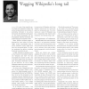 Wagging Wikipedia's long tail