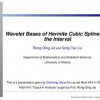 Wavelet bases of Hermite cubic splines on the interval