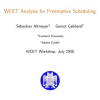 WCET Analysis for Preemptive Scheduling