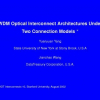 WDM Optical Interconnect Architectures Under Two Connection Models
