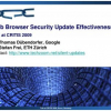 Web Browser Security Update Effectiveness