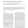 Web search engine working as a bee hive