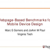 Webpage-based benchmarks for mobile device design