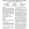 What is the space for?: the role of space in authoring hypertext representations
