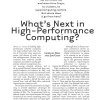 What's next in high-performance computing?