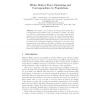 White Matter Tract Clustering and Correspondence in Populations