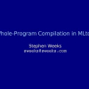 Whole-program compilation in MLton