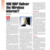 Will WAP Deliver the Wireless Internet?