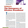 WiMax: The Emergence of Wireless Broadband