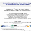 Workload-intensity-sensitive timing behavior analysis for distributed multi-user software systems