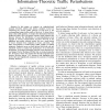 Worm Detection at Network Endpoints Using Information-Theoretic Traffic Perturbations