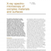 X-ray spectro-microscopy of complex materials and surfaces