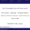 Zero-Knowledge Sets with Short Proofs