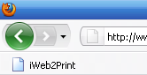 iWeb2Print - Firefox